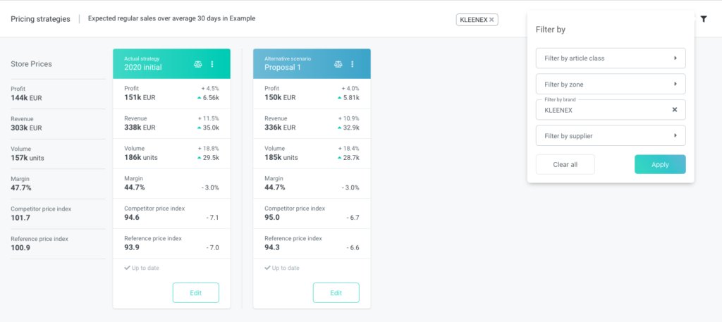 Filters in Strategies