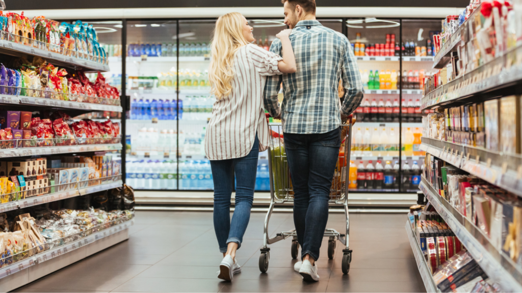 Happy Couple Shopping 3